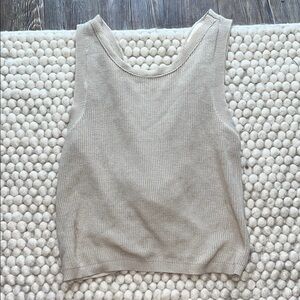 By together • Beige Sleeveless Knit Top